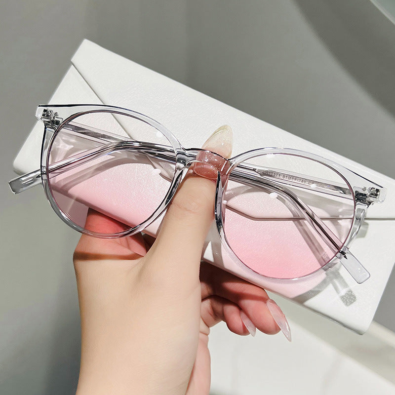 Venta al por mayor PC Gradient Blush Ladies Gafas de sol